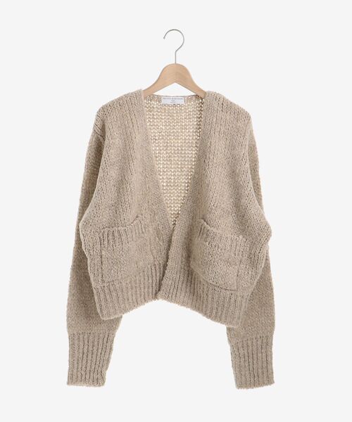 le.coeur blanc(ルクールブラン)の「TRICOTS JEAN MARC カーディガン(カーディガン/ボレロ・レディース・ダークグレー/ベージュ・38)」の3枚目の写真