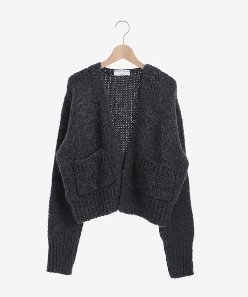 le.coeur blanc(ルクールブラン)の「TRICOTS JEAN MARC カーディガン(カーディガン/ボレロ・レディース・ダークグレー/ベージュ・38)」の14枚目の写真