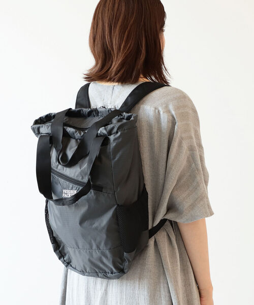 merrier BEAMS(メリアビームス)の「FREDRIK PACKERS / 70D 2Way BACK PACK(バックパック/リュック・レディース・チャコールグレー・FREE)」の6枚目の写真