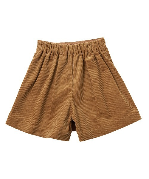 devirock（デビロック）の「ラップスカート風 コーデュロイパンツ（スカート・キッズ・ライトブラウン/バイオレット/チャコール・110cm/100cm/120cm/130cm/140cm/150cm/160cm）」の15枚目の写真