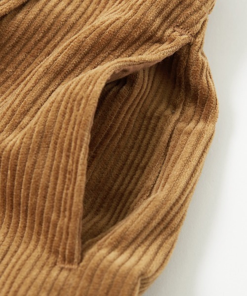 devirock（デビロック）の「ラップスカート風 コーデュロイパンツ（スカート・キッズ・ライトブラウン/バイオレット/チャコール・110cm/100cm/120cm/130cm/140cm/150cm/160cm）」の11枚目の写真