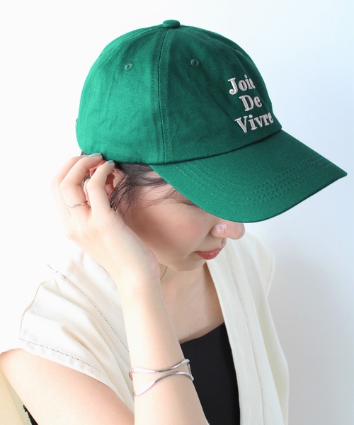 GeeRA（ジーラ）の「三段刺しゅうキャップ（キャップ・レディース・ブラック/ネイビー/グリーン・FREE）」の2枚目の写真