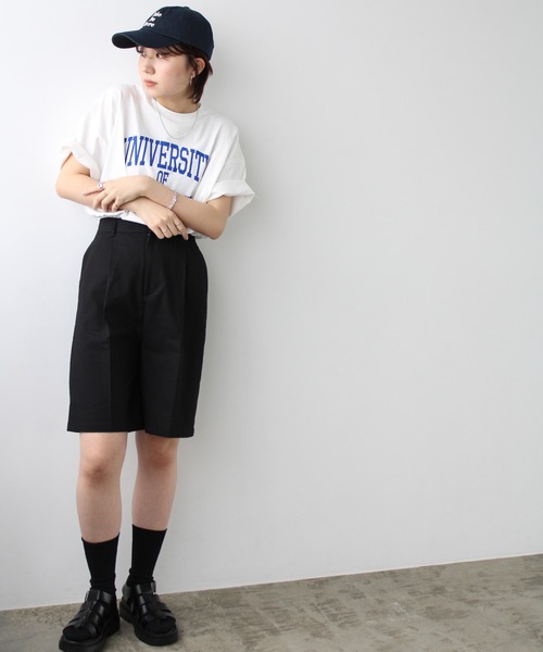 GeeRA（ジーラ）の「三段刺しゅうキャップ（キャップ・レディース・ブラック/ネイビー/グリーン・FREE）」の8枚目の写真