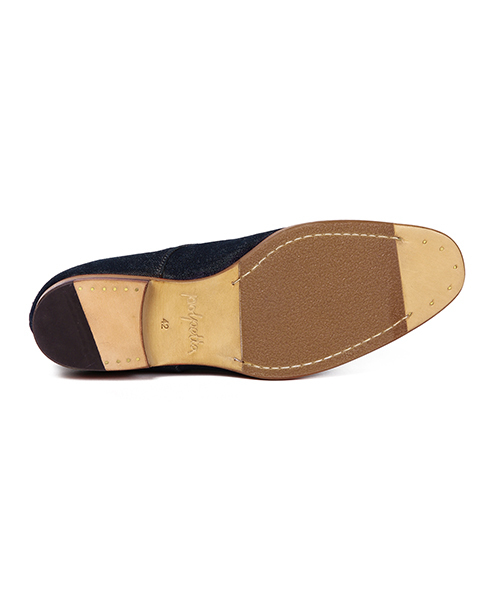 BRILLA per il gusto（ブリッラペルイルグースト）の「polpetta / 別注 ダブルモンクストラップ（ドレスシューズ・メンズ・インディゴブルー・40/41/38/39/41.5/40.5/42/39.5/38.5）」の5枚目の写真