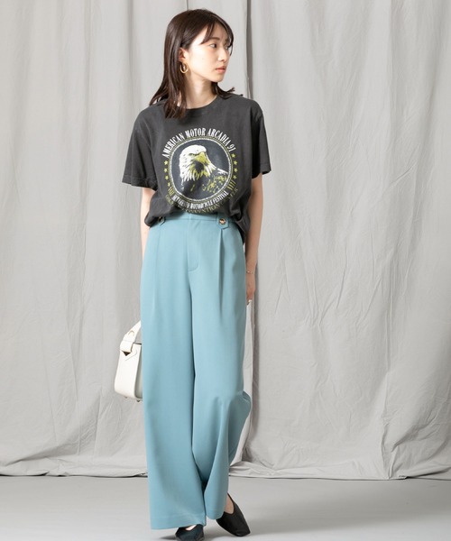 GOOD ROCK SPEED(グッドロックスピード)の「HawkプリントTシャツ(Tシャツ/カットソー・レディース・ブラック・FREE)」の8枚目の写真