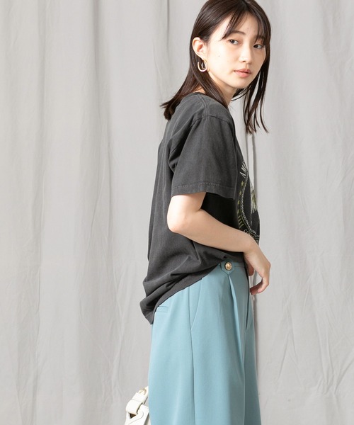 GOOD ROCK SPEED(グッドロックスピード)の「HawkプリントTシャツ(Tシャツ/カットソー・レディース・ブラック・FREE)」の6枚目の写真