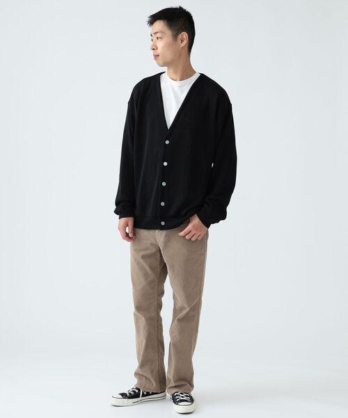 BEAMS(ビームス)の「BEAMS / ポリエステル イージー ニット カーディガン(カーディガン/ボレロ・メンズ・ブラック/ターコイズブルー・XL/S/L/M)」の14枚目の写真