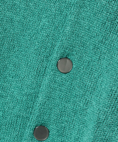 BEAMS(ビームス)の「BEAMS / ポリエステル イージー ニット カーディガン(カーディガン/ボレロ・メンズ・ブラック/ターコイズブルー・XL/S/L/M)」の20枚目の写真