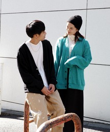 BEAMS / ポリエステル イージー ニット カーディガン