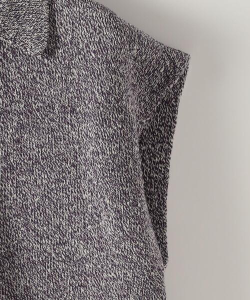 Steven Alan(スティーブンアラン)の「<Steven Alan>SILK COTTON 1BUTTON KNIT PULLOVER/ニット(ニット/セーター・レディース・ケリー/パープル・FREE)」の11枚目の写真