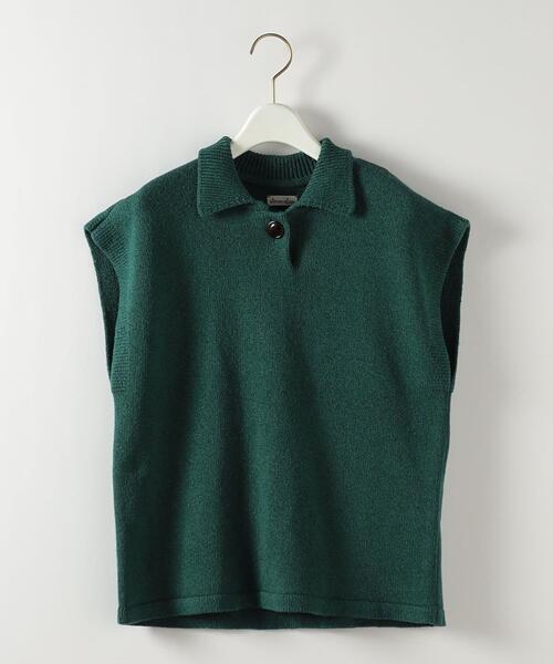 Steven Alan(スティーブンアラン)の「<Steven Alan>SILK COTTON 1BUTTON KNIT PULLOVER/ニット(ニット/セーター・レディース・ケリー/パープル・FREE)」の14枚目の写真