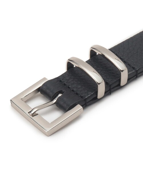 tk.TAKEO KIKUCHI（ティーケータケオキクチ）の「◆シンプルナローレザーベルト（ベルト・メンズ・ブラック/ブラック系3・00）」の8枚目の写真