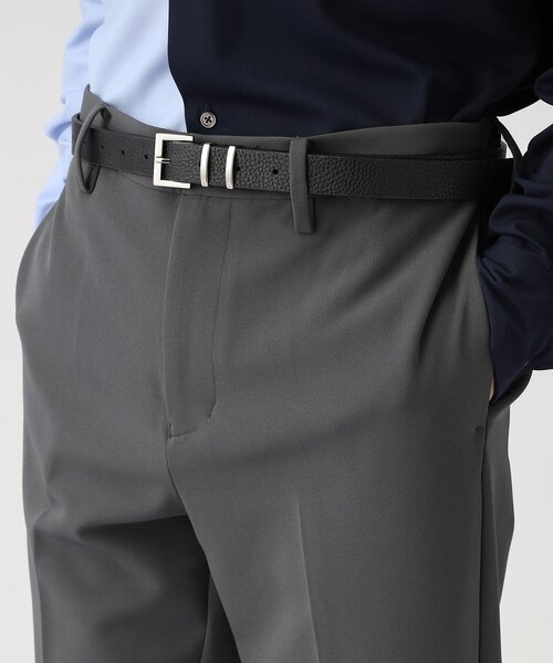 tk.TAKEO KIKUCHI（ティーケータケオキクチ）の「◆シンプルナローレザーベルト（ベルト・メンズ・ブラック/ブラック系3・00）」の10枚目の写真