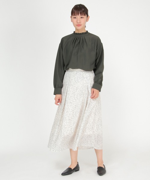 ikka(イッカ)の「襟フリル2WAYブラウス(シャツ/ブラウス・レディース・チャコールグレー/ダークグリーン/オフホワイト/その他1・S/M/L)」の7枚目の写真