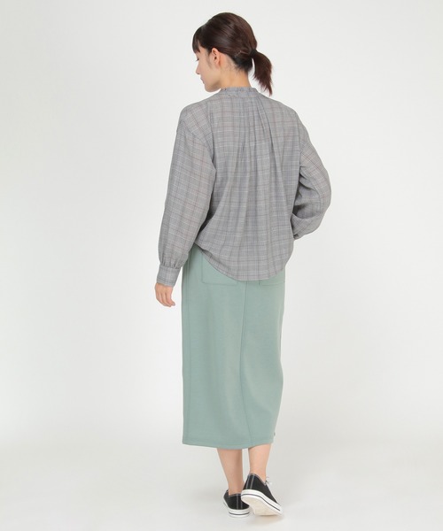 ikka(イッカ)の「襟フリル2WAYブラウス(シャツ/ブラウス・レディース・チャコールグレー/ダークグリーン/オフホワイト/その他1・S/M/L)」の10枚目の写真
