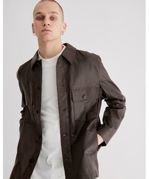 Saturdays NYC | Driessen Leather Shirt Jacket(その他アウター)