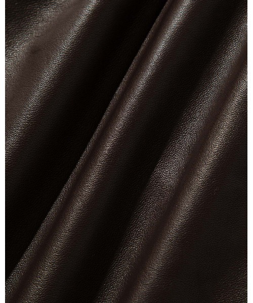 Saturdays NYC（サタデーズ ニューヨークシティ ）の「Driessen Leather Shirt Jacket（その他アウター・メンズ・ダークブラウン・M/L/XL/S/X-SMALL）」の9枚目の写真