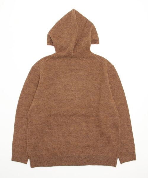Snow Peak（スノーピーク）の「Shetland Wool Knit Parka（ニット/セーター・メンズ・マスタード/グレー/ブラウン・X-LARGE/MEDIUM/LARGE/SMALL/1）」の4枚目の写真