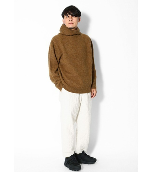 Snow Peak（スノーピーク）の「Shetland Wool Knit Parka（ニット/セーター・メンズ・マスタード/グレー/ブラウン・X-LARGE/MEDIUM/LARGE/SMALL/1）」の11枚目の写真