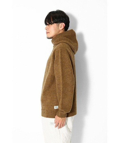 Snow Peak（スノーピーク）の「Shetland Wool Knit Parka（ニット/セーター・メンズ・マスタード/グレー/ブラウン・X-LARGE/MEDIUM/LARGE/SMALL/1）」の14枚目の写真