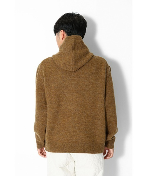 Snow Peak（スノーピーク）の「Shetland Wool Knit Parka（ニット/セーター・メンズ・マスタード/グレー/ブラウン・X-LARGE/MEDIUM/LARGE/SMALL/1）」の15枚目の写真