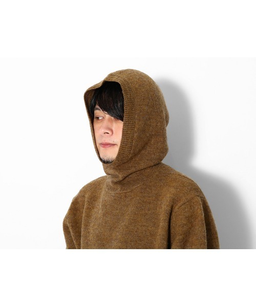 Snow Peak（スノーピーク）の「Shetland Wool Knit Parka（ニット/セーター・メンズ・マスタード/グレー/ブラウン・X-LARGE/MEDIUM/LARGE/SMALL/1）」の19枚目の写真