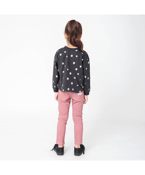 BREEZE（ブリーズ）の「【どっちも正解】DAISUKI 総柄ロンT（Tシャツ/カットソー・キッズ・ブラック/チャコール/グリーン/キナリ/レインボー/レッド・80/90/100/110/120/130/140）」の11枚目の写真