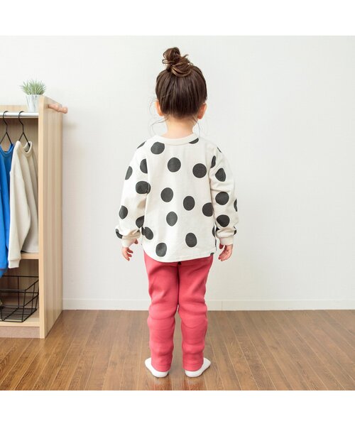 BREEZE（ブリーズ）の「【どっちも正解】DAISUKI 総柄ロンT（Tシャツ/カットソー・キッズ・ブラック/チャコール/グリーン/キナリ/レインボー/レッド・80/90/100/110/120/130/140）」の16枚目の写真