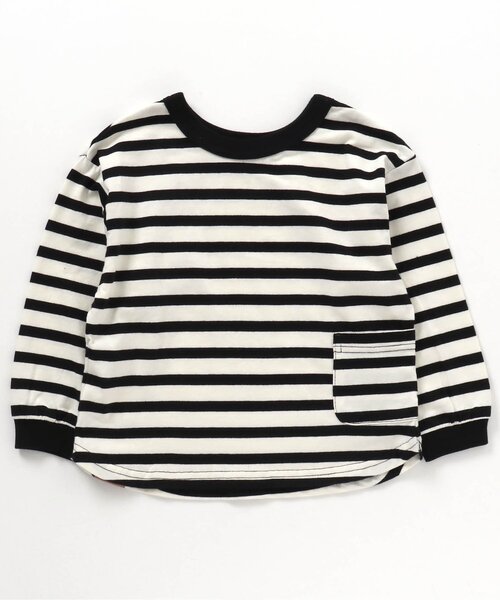 BREEZE（ブリーズ）の「【どっちも正解】DAISUKI 総柄ロンT（Tシャツ/カットソー・キッズ・ブラック/チャコール/グリーン/キナリ/レインボー/レッド・80/90/100/110/120/130/140）」の21枚目の写真