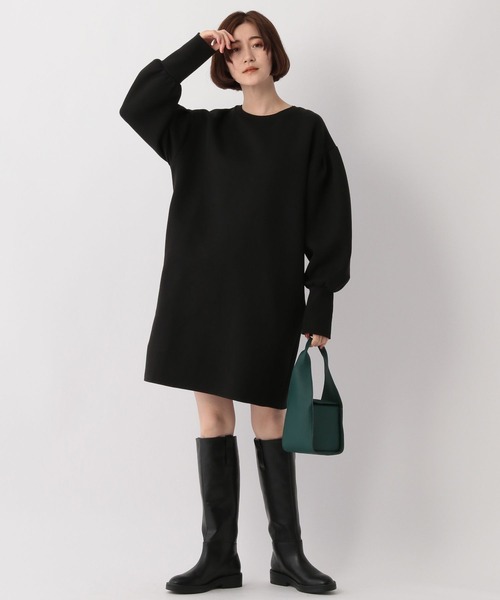 A part by（アパートバイ）の「ストレートロングブーツ 122535（ブーツ・レディース・ブラック/カーキ・MEDIUM/LARGE）」の3枚目の写真