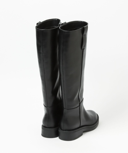 A part by（アパートバイ）の「ストレートロングブーツ 122535（ブーツ・レディース・ブラック/カーキ・MEDIUM/LARGE）」の14枚目の写真