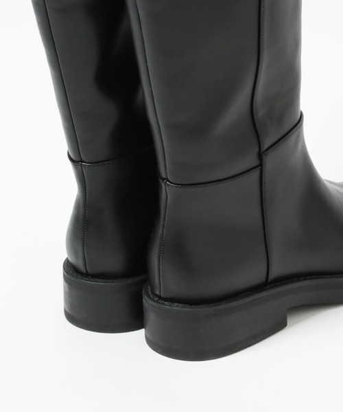 A part by（アパートバイ）の「ストレートロングブーツ 122535（ブーツ・レディース・ブラック/カーキ・MEDIUM/LARGE）」の10枚目の写真