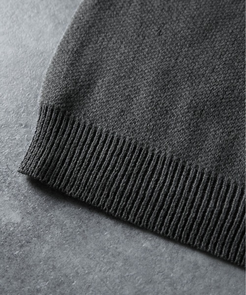 RUUBON(ルーボン)の「【RUUBON】melange knit collar cardigan / メランジニット カラーカーディガン(カーディガン/ボレロ・メンズ・ブラウン/ダークグレー・S/M/L)」の8枚目の写真