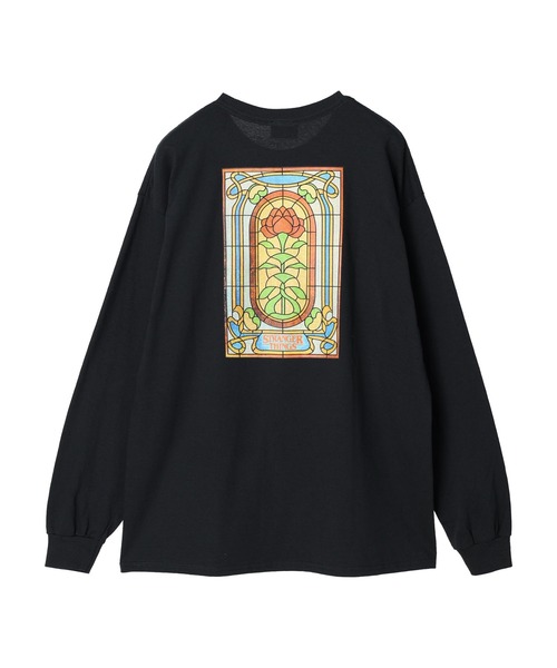Green　Parks（グリーンパークス）の「【UNISEX】■STRANGER THINGS Stained Glass（Tシャツ/カットソー・レディース・ブラック・FREE）」の22枚目の写真