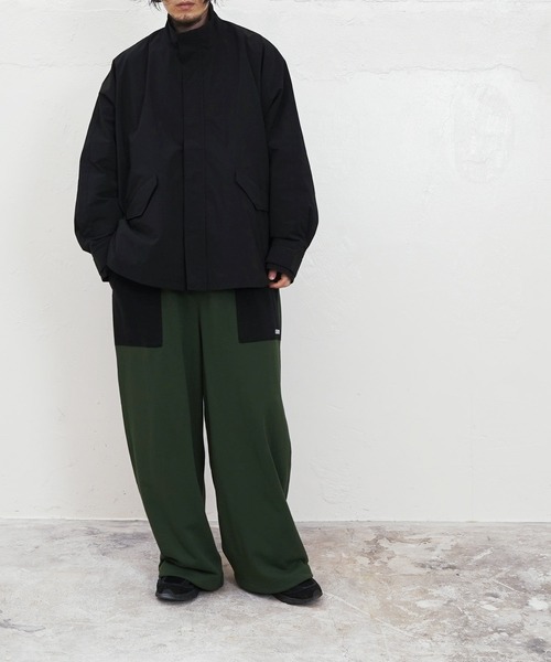 GERRY（ジェリー）の「GERRY / ジェリー 別注 コラボ オーバーサイズ スタンドカラー ドルマンスリーブ ブルゾン（ブルゾン・メンズ・ブラック/グレー/カーキ・MEDIUM/LARGE）」の16枚目の写真