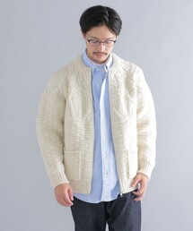 BATONER | 【SHIPS別注】BATONER: スプレッド アラン ジップ カーディガン(カーディガン/ボレロ)