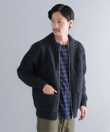 BATONER（バトナー）の「【SHIPS別注】BATONER: スプレッド アラン ジップ カーディガン（カーディガン/ボレロ）」