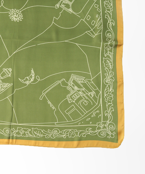 B.C STOCK（ベーセーストック）の「センガガラスカーフ（ストール/ショール・レディース・ベージュ/カーキ・FREE）」の3枚目の写真