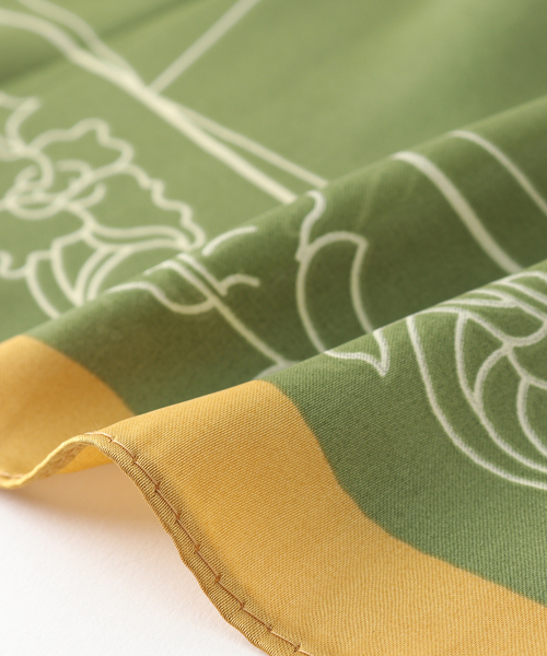 B.C STOCK（ベーセーストック）の「センガガラスカーフ（ストール/ショール・レディース・ベージュ/カーキ・FREE）」の7枚目の写真