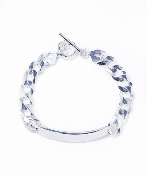 【NEW BROWN】military plate chain bangle（バングル/リストバンド）｜NEW BROWN（ニューブラウン）