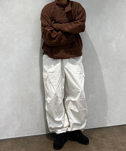 kutir（クティール）の「【kutir】モーターサイクルフリースジャケット（ブルゾン・メンズ・ブラック/グレー/ダークブラウン/グリーン/ホワイト系その他・LARGE/MEDIUM）」の15枚目の写真