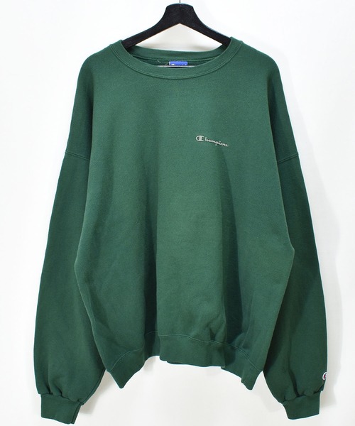Champion（チャンピオン）の「【ヴィンテージ古着】Champion / チャンピオン ロゴ クルーネックスウェット（スウェット・メンズ・グリーン・XX-LARGE）」の4枚目の写真