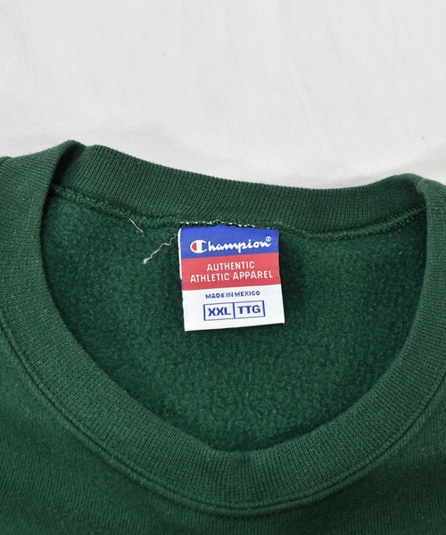 Champion（チャンピオン）の「【ヴィンテージ古着】Champion / チャンピオン ロゴ クルーネックスウェット（スウェット・メンズ・グリーン・XX-LARGE）」の3枚目の写真