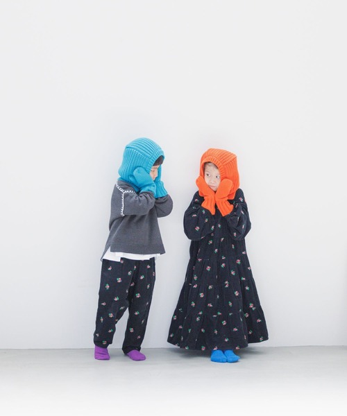 LOWRYS FARM（ローリーズファーム）の「バラクラバ　165782（ネックウォーマー/スヌード・キッズ・ブラック/オレンジ/ブルー・FREE）」の5枚目の写真