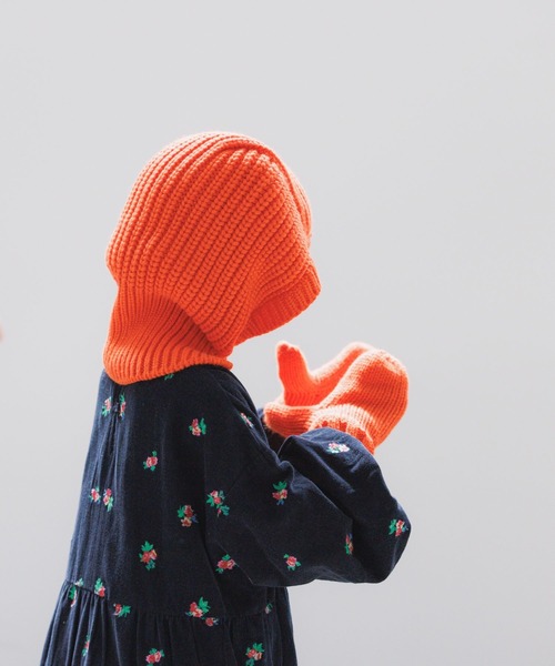 LOWRYS FARM（ローリーズファーム）の「バラクラバ　165782（ネックウォーマー/スヌード・キッズ・ブラック/オレンジ/ブルー・FREE）」の4枚目の写真