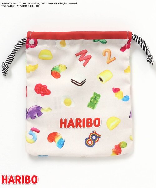 BREEZE（ブリーズ）の「HARIBO 巾着（ポーチ・キッズ・キナリ/レインボー・FREE）」の2枚目の写真