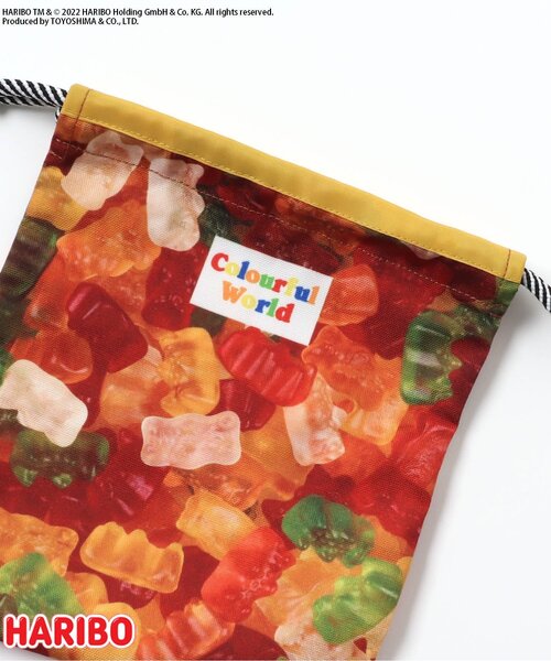 BREEZE（ブリーズ）の「HARIBO 巾着（ポーチ・キッズ・キナリ/レインボー・FREE）」の6枚目の写真