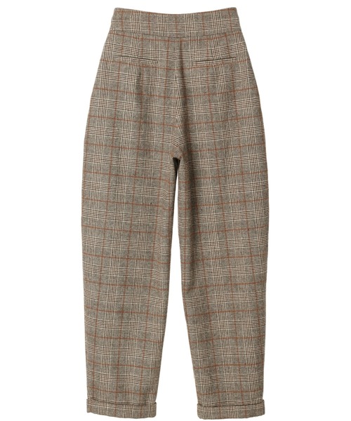 ALEXIA STAM（アリシアスタン）の「Two Tuck Plaid Wide Pants /ツータックプレイドワイドパンツ（その他パンツ・レディース・ブラウン・S/M）」の7枚目の写真