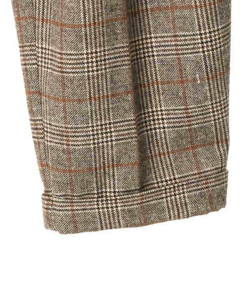 ALEXIA STAM（アリシアスタン）の「Two Tuck Plaid Wide Pants /ツータックプレイドワイドパンツ（その他パンツ・レディース・ブラウン・S/M）」の9枚目の写真