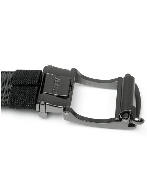 TOKYO SHIRTS（トウキョウシャツ）の「オートロック式 ナイロンベルト（ベルト・メンズ・ブラック・110cm）」の2枚目の写真